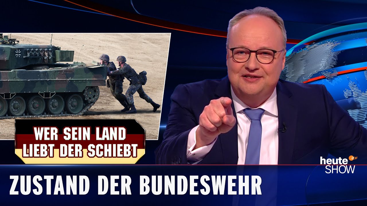 Kaum Munition: Die Bundeswehr könnte uns nur für zwei Tage verteidigen | heute-show vom 25.11.2022