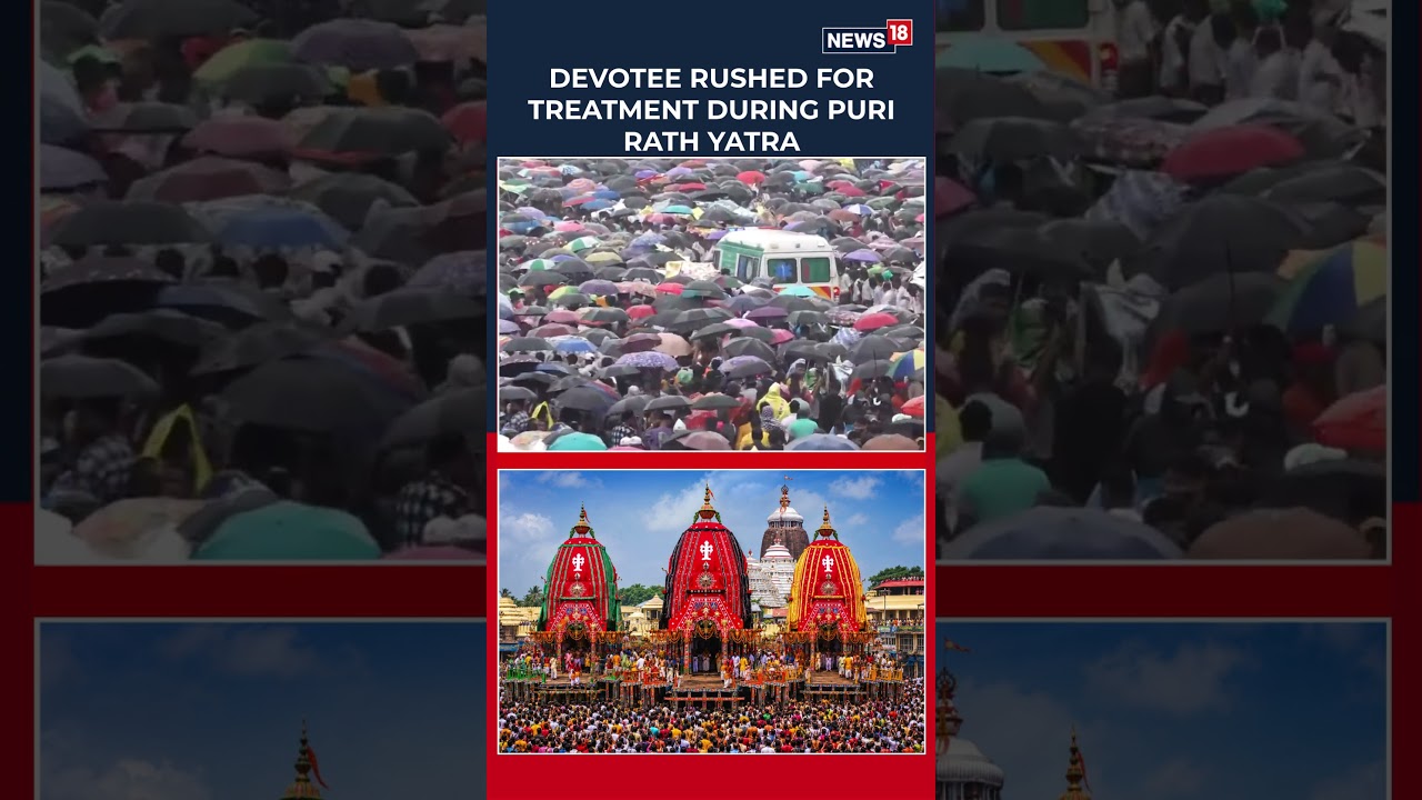 Puri Jagannath Rath Yatra Draws Massive Crowd, Devotee Falls Ill Amid The Heavy Rush | N18S