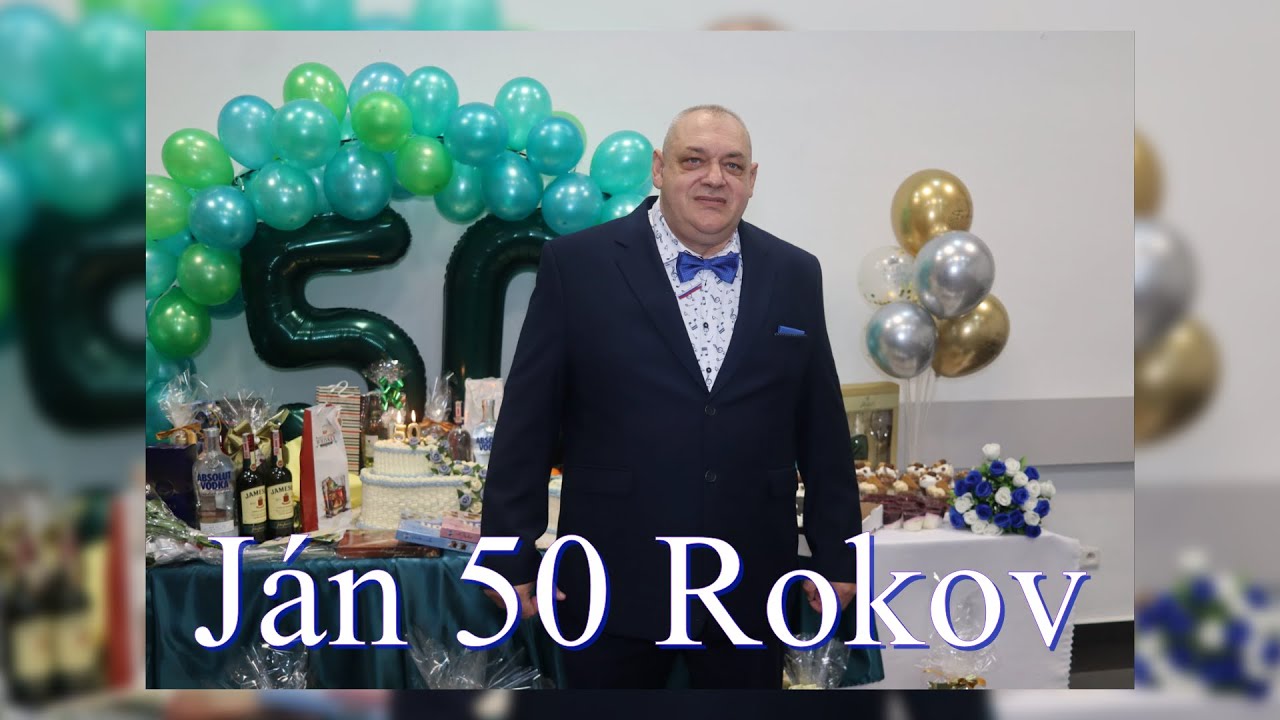 Narodeniny Ján 50 Rokov Vojčice časť 1 / 24.2.2024 kapela Kume Band