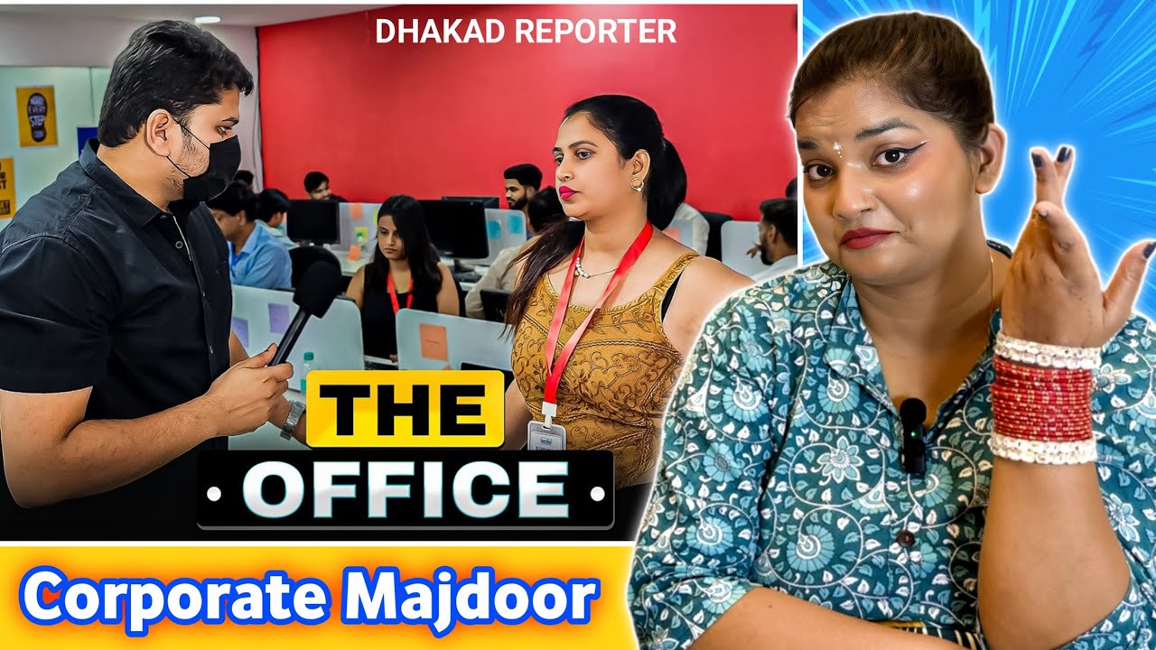 The Office | Harsh Rajput | Dhakad Reporter | Harsh Rajput New Video | REACTION | SWEET CHILLIZ |