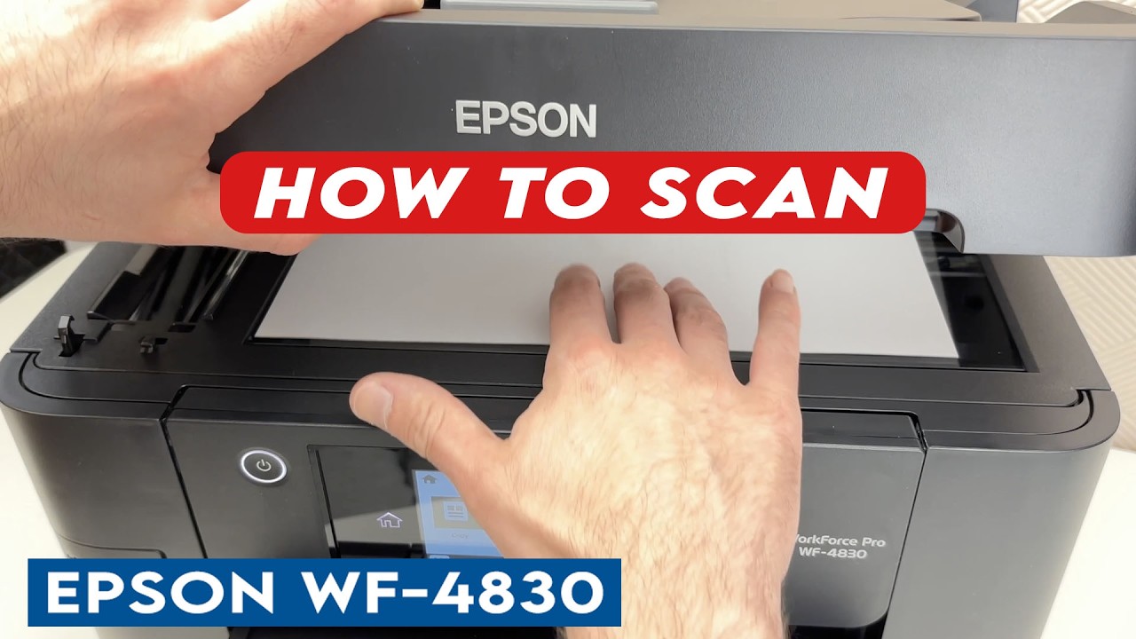 Epson WF-4830: Инструкция по использованию сканера