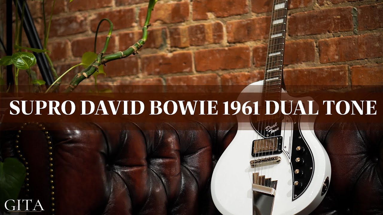Supro Limited Edition David Bowie 1961 Dual Tone In Artic White - Guitars In The Attic