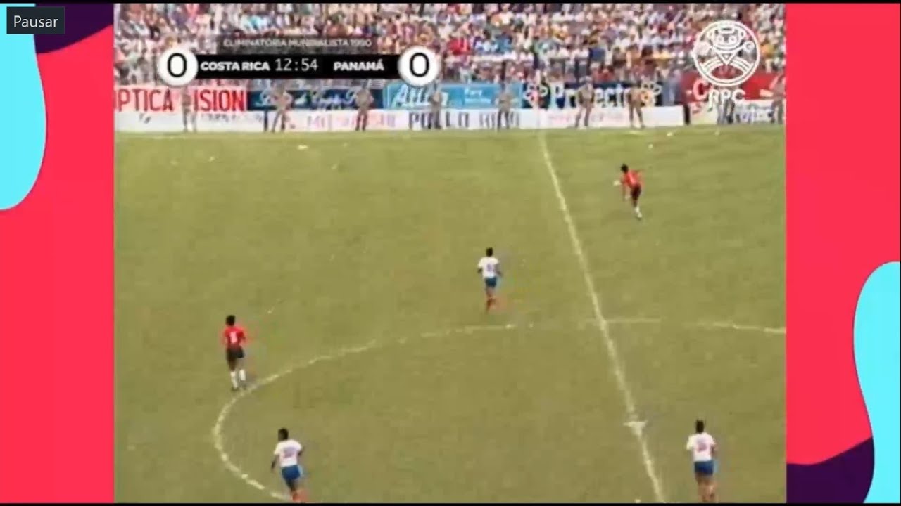 Costa Rica 1 Panamá 1 - Eliminatoria para Italia 90