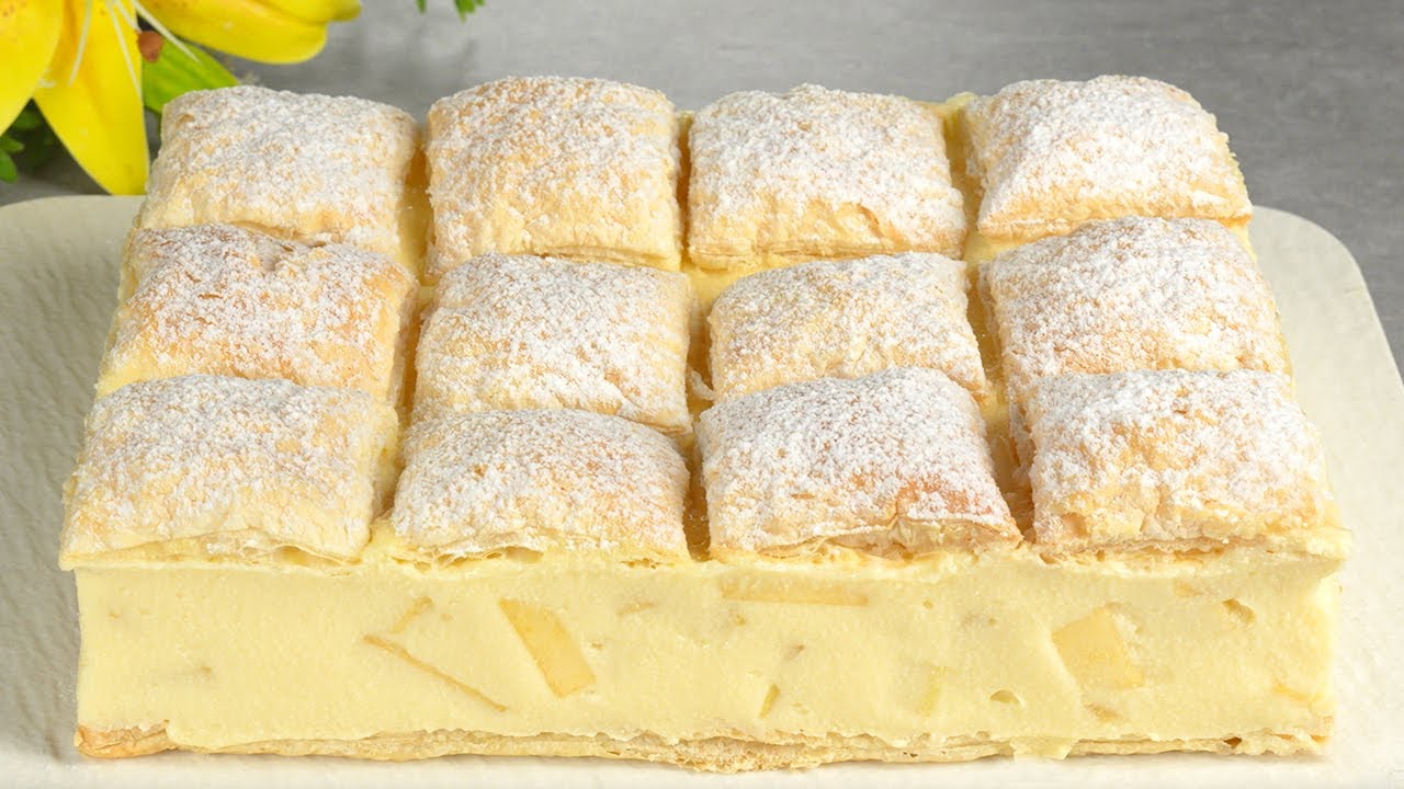 Торт за 5 минут! Вы будете готовить этот торт каждый день. Просто и вкусно! торт Наполеон