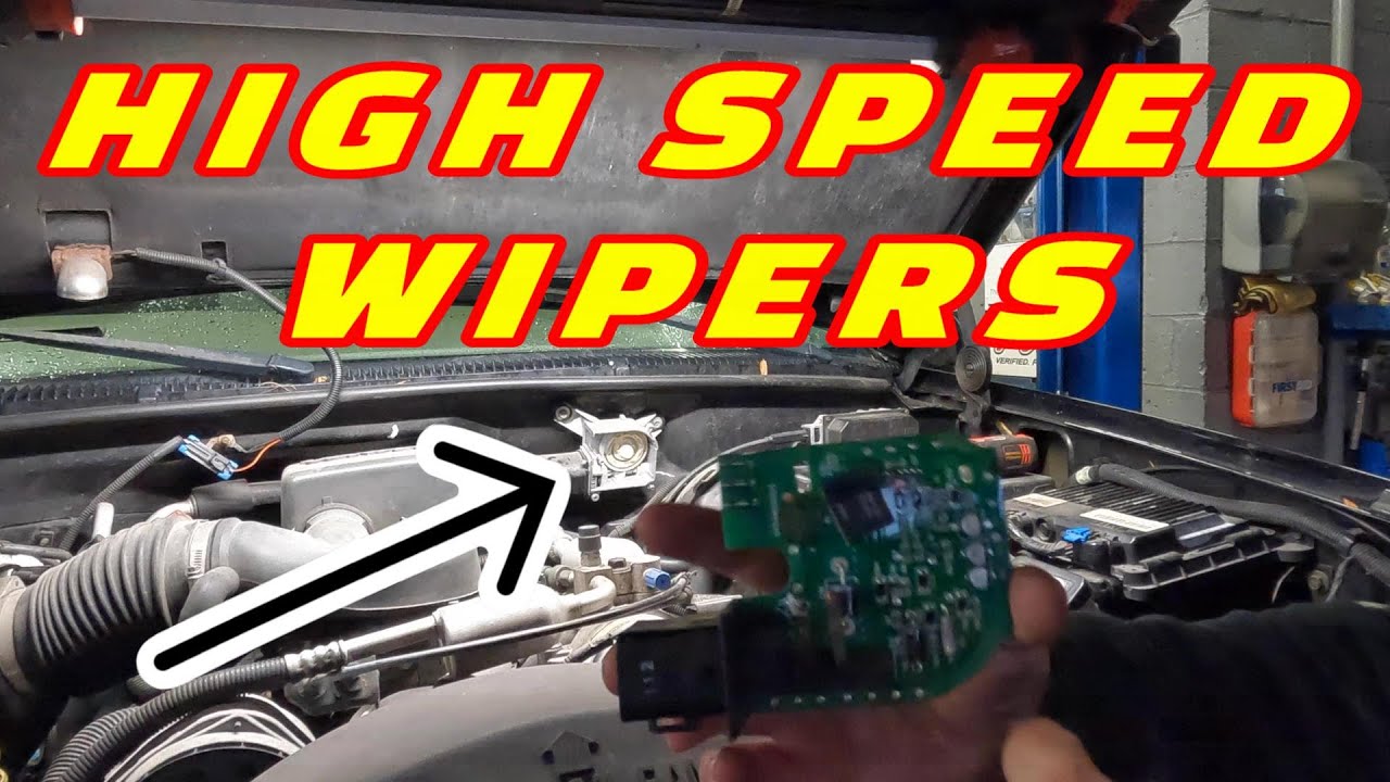 CUSTOMER STATES MY WIPERS ONLY WORK ON HIGH SPEED! GM WIPER CONTROL PULSE BOARD REPLACEMENT