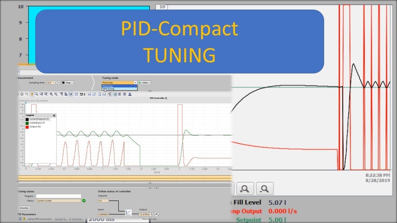Портал TIA: PID Compact — (автоматическая) настройка ПИД-регулятора!