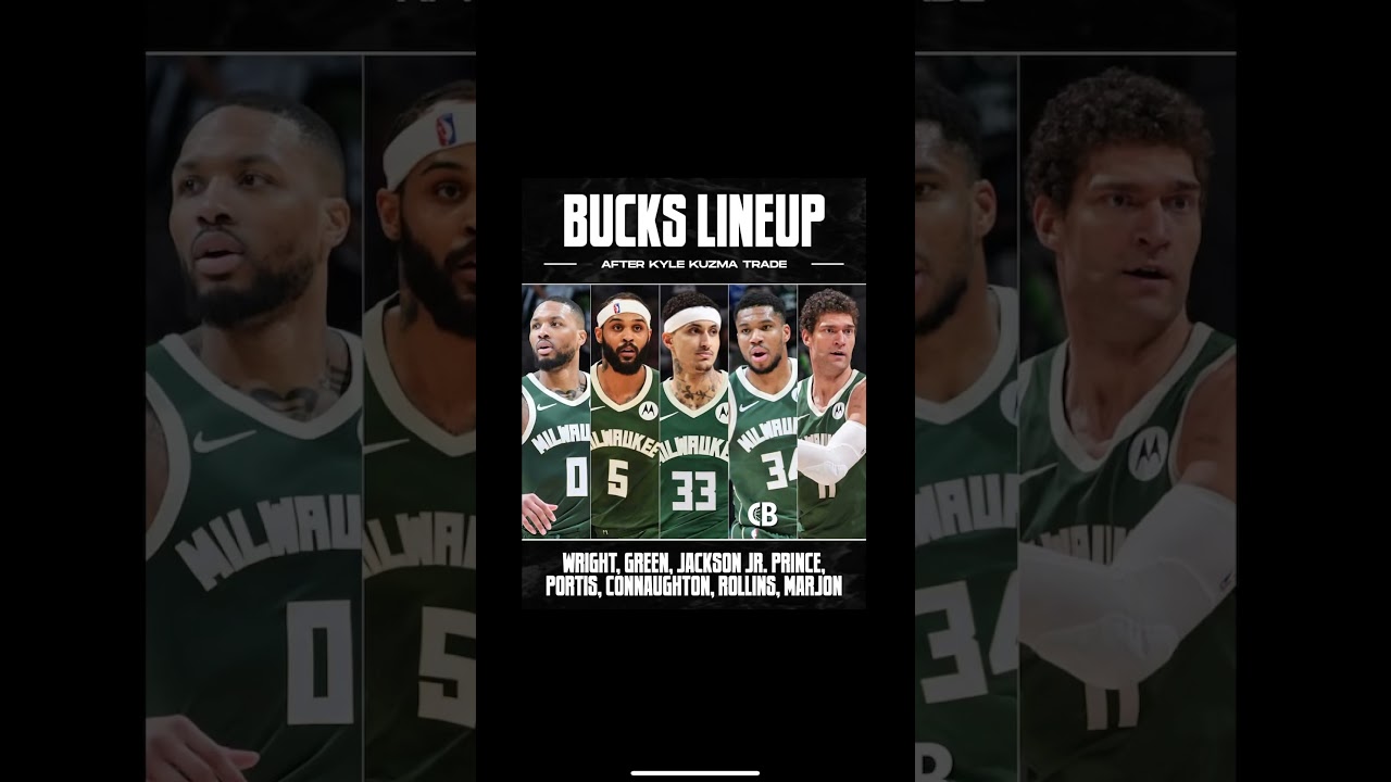 MILWAUKEE BUCKS NEW LINEUP #giannisantetokounmpo #milwaukeebucks