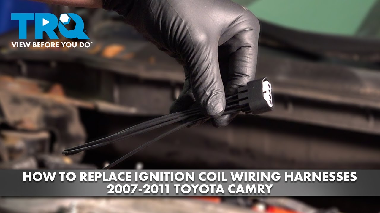 Как заменить жгуты проводов катушки зажигания Toyota Camry 2007-2011