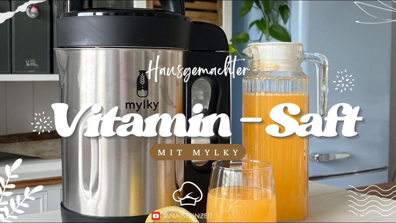 hausgemachter Vitamin-Saft in nur einer Minute mit @mylky * frischer geht es wirklich nicht!