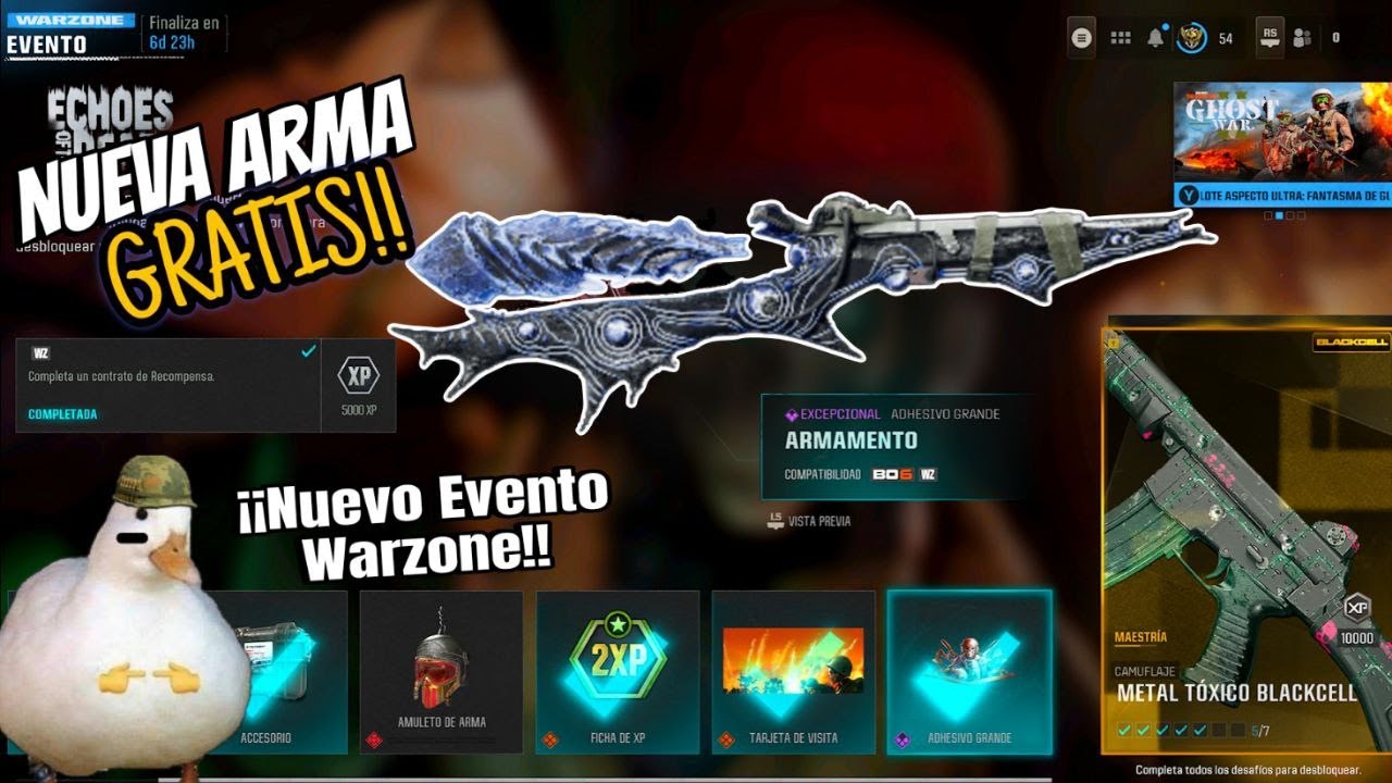  *Completa Evento Echoes Of The Dead Warzone - Desbloquea Nueva Arma X52 Resonator Warzone Y Mas...