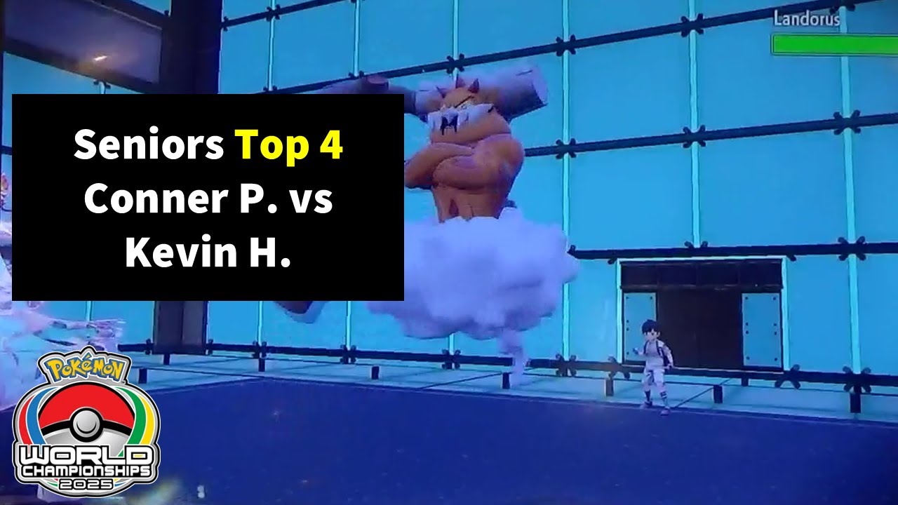 VGC '25 Worlds, Seniors Top 4 - Conner Pietrusinski vs. Kevin Han