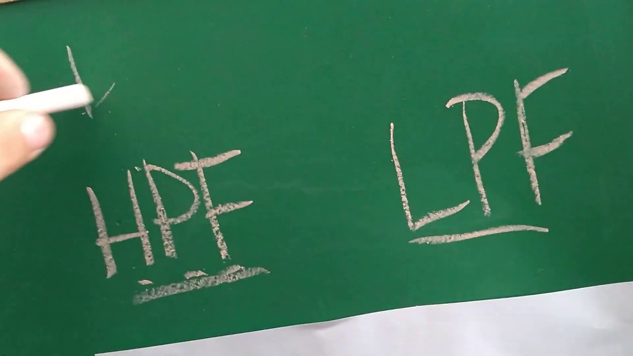 como regular som-hpf e lpf