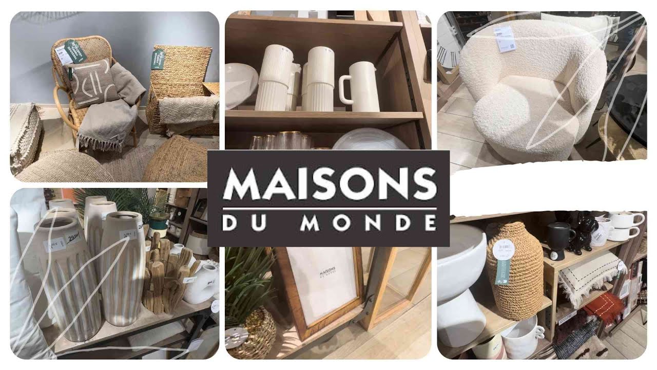 MAISONS DU MONDE ARRIVAGE  29-09-2023 DÉCORATION D'INTÉRIEUR  VAISSELLE CUISINE