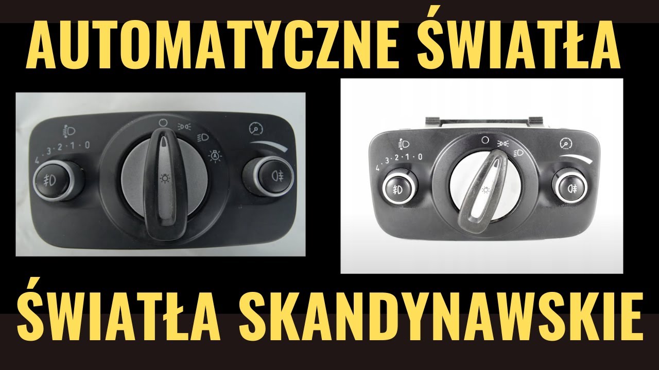 AUTOMATYCZNE ŚWIATŁA - jak działają?/ ŚWIATŁA SKANDYNAWSKIE