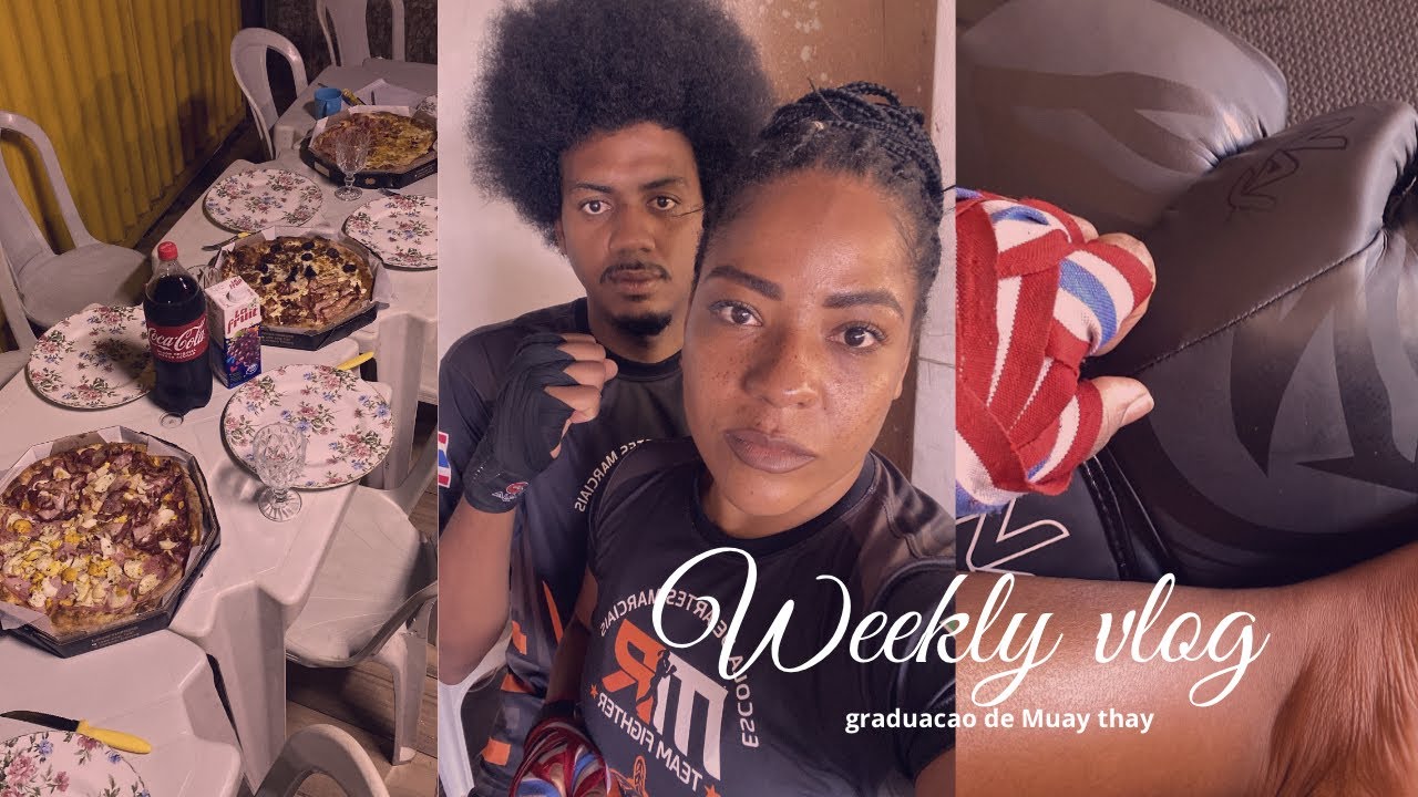 VLOG DE FINAL DE SEMANA | MERCADO | MARMITA | GRADUAÇÃO MUAY THAY