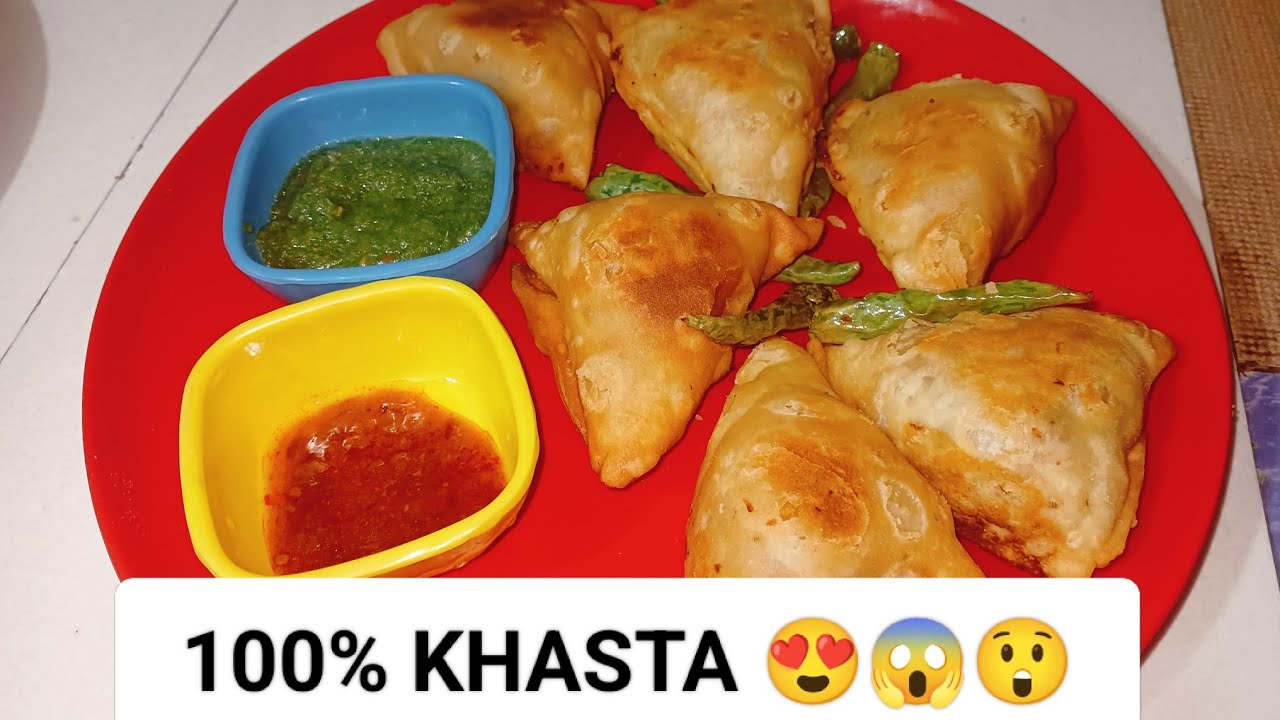 Halwai Jaisa 100% Khasta Samosa 😍 | Ghar Par Banaye Bazaar Se Behtar Crispy Samosa 🤫 