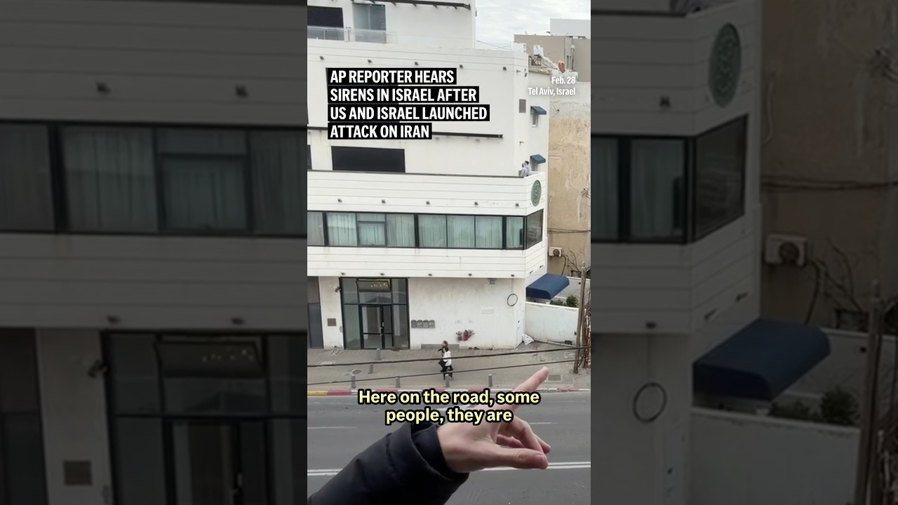 AP Reporter hears sirens in Israel after US and Israel launched attack on Iran