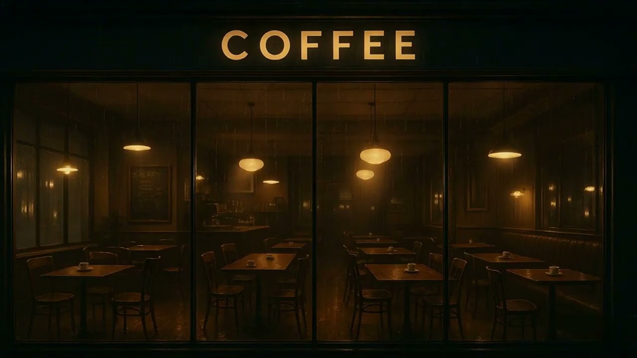 Midnight Window Jazz 🌙 | Smooth Jazz for Quiet Night Study & Focus