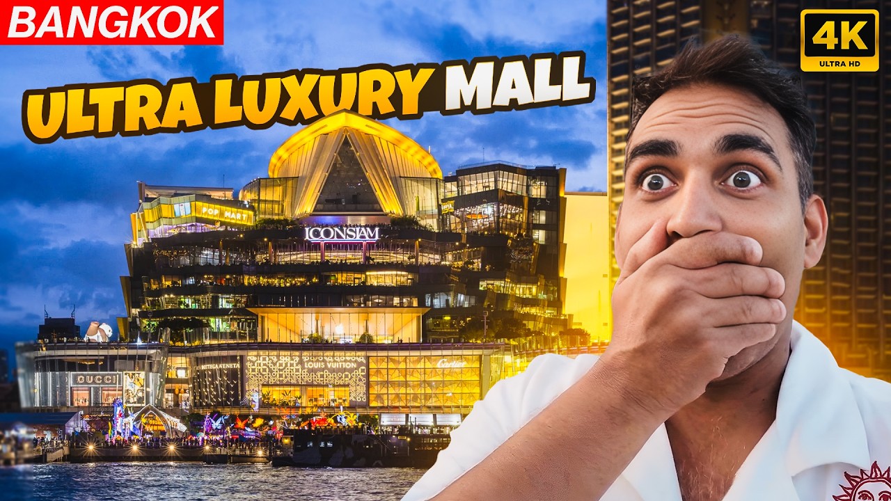 Biggest Luxury Mall of Thailand 🤑 Icon Siam Bangkok Tour 📷 4K quality