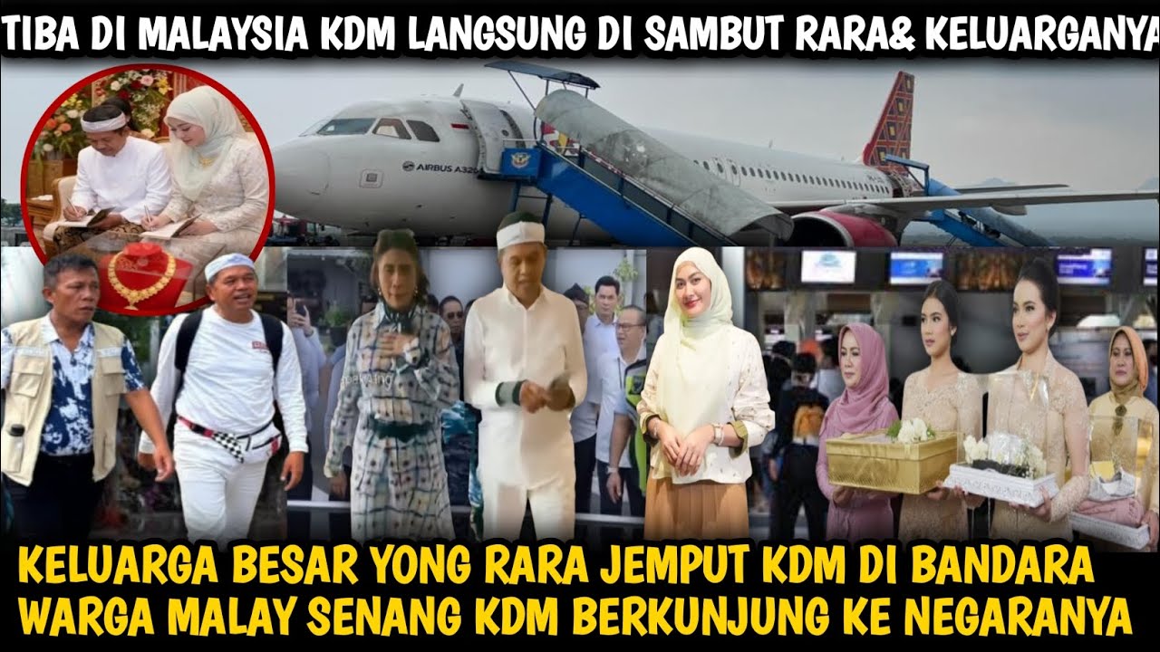 Kdm tiba di Malaysia langsung di sambut keluarga besar Yong Rara! Warga malah senang KDM datang 