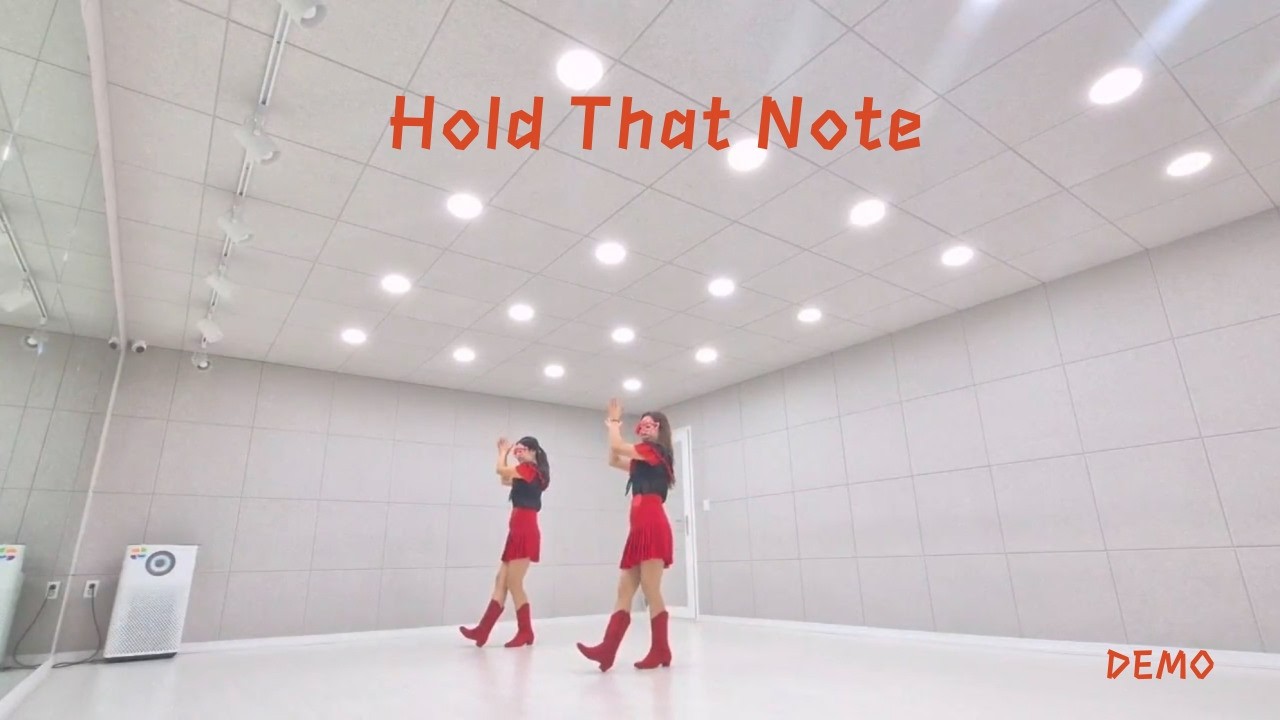 Hold That Note Line dance/Improver/홀드 댓 노트 라인댄스/유&명라인댄스