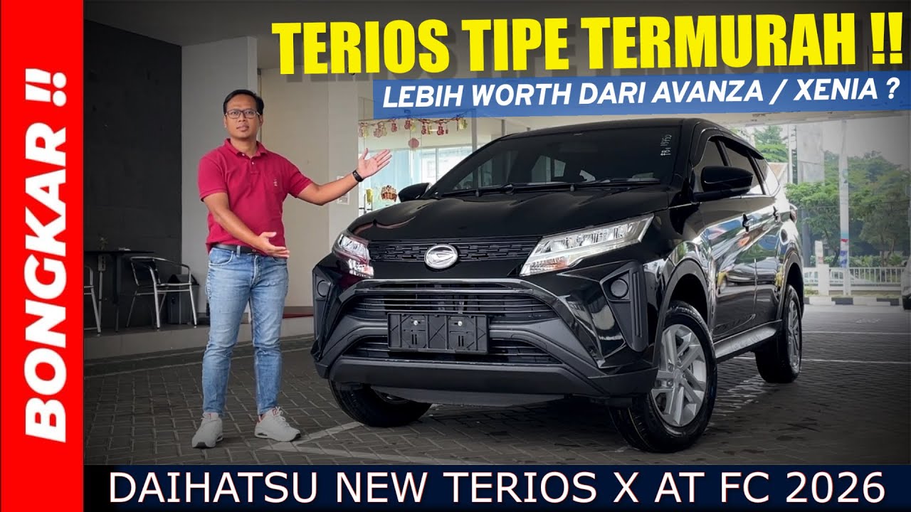 Bongkar !! DAIHATSU NEW TERIOS 1.5 X AT 2026 || REVIEW EXTERIOR & INTERIOR TIPE TERBARU 