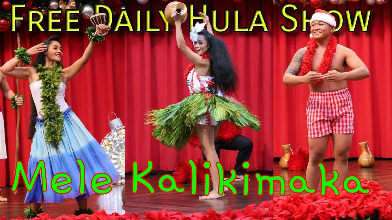 Daily Free Hula Show - Mele Kalikimaka Show @ Ala Moana Center  - Full Show