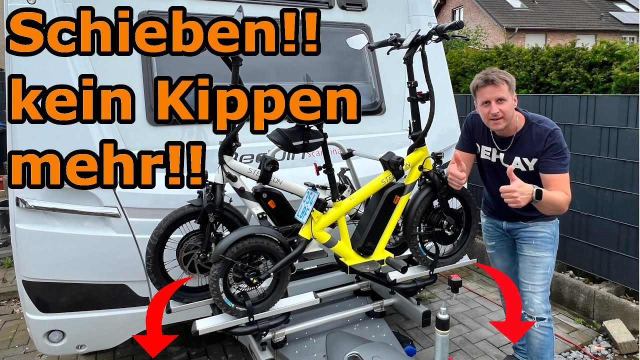 Deichselfahrradträger Enduro BC 260#Montage#Dethleffs#Beduin#Scandinavia 690 BQT #Camping#Ebike
