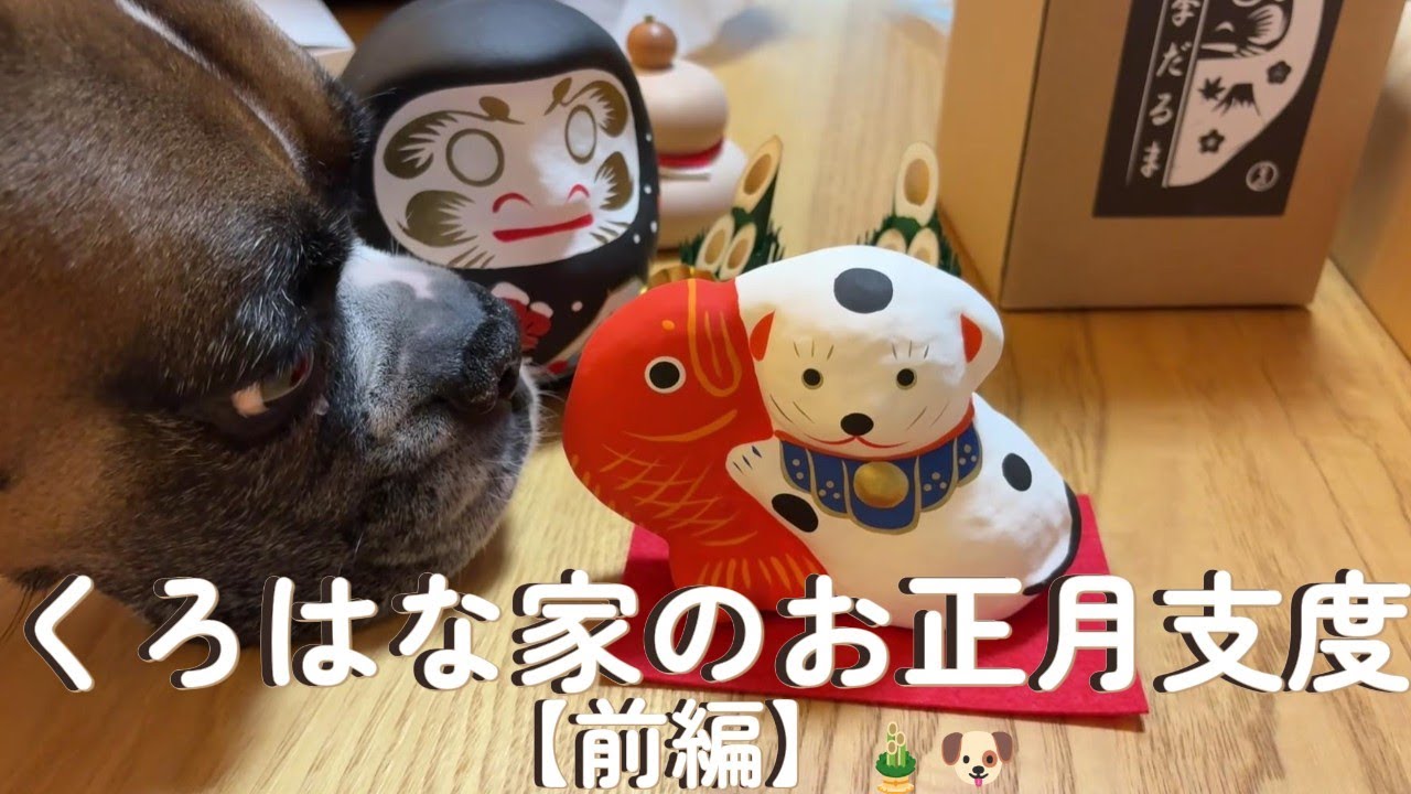 くろはな家のお正月支度【前編】🎍🐶｜購入品紹介＆飾りつけ