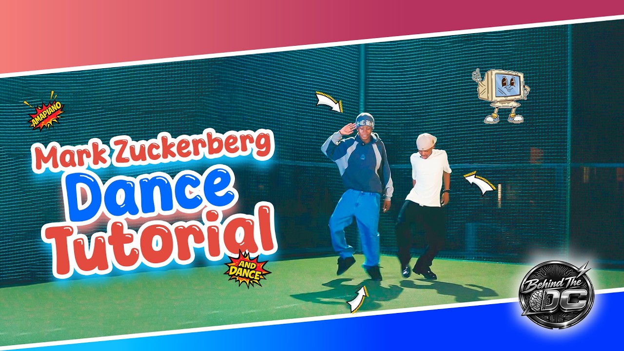 Mark Zuckerberg Dance Tutorial W/B.E.N.A | Amapiano dance tutorial | Behind The DC