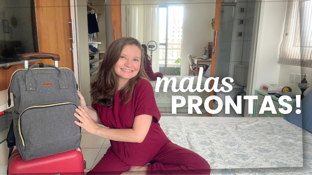 Organiza Comigo: MALA DA MATERNIDADE MINIMALISTA | O Que Vou Levar (E o Que Vou Deixar em Casa!)
