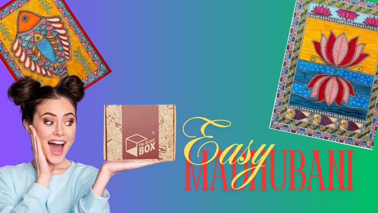 Madhubani Reverse Painting Kit Instruction Video