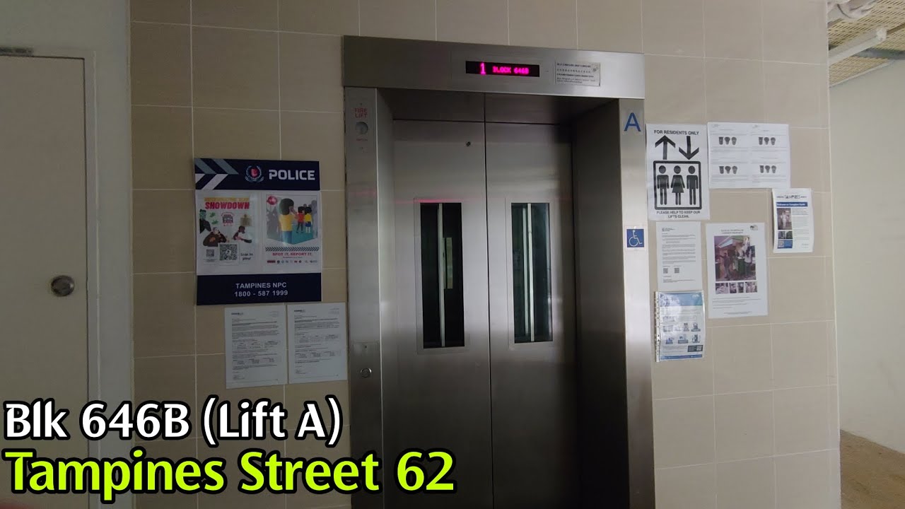 Blk 646B Tampines - 2022 Hitachi Elevator [Lift A]