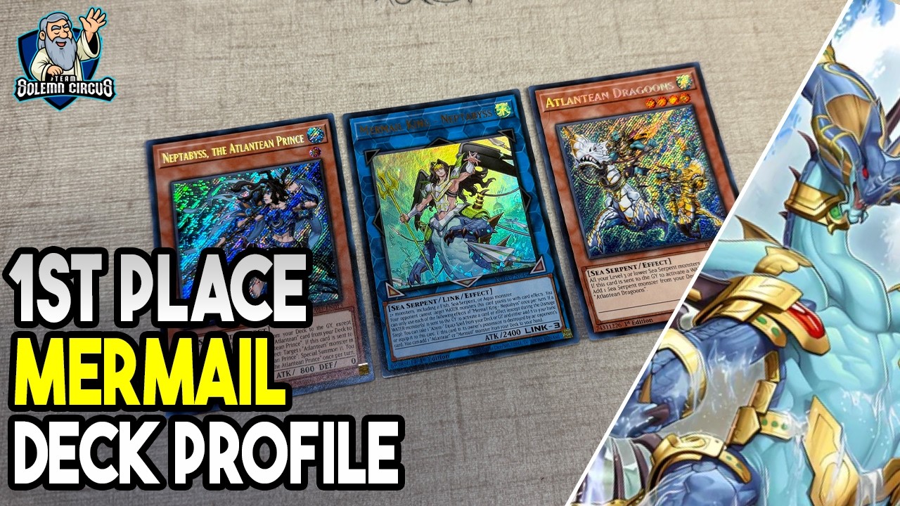 Профиль колоды Atlantean Mermail, занявшей 1-е место в Yu-Gi-Oh!