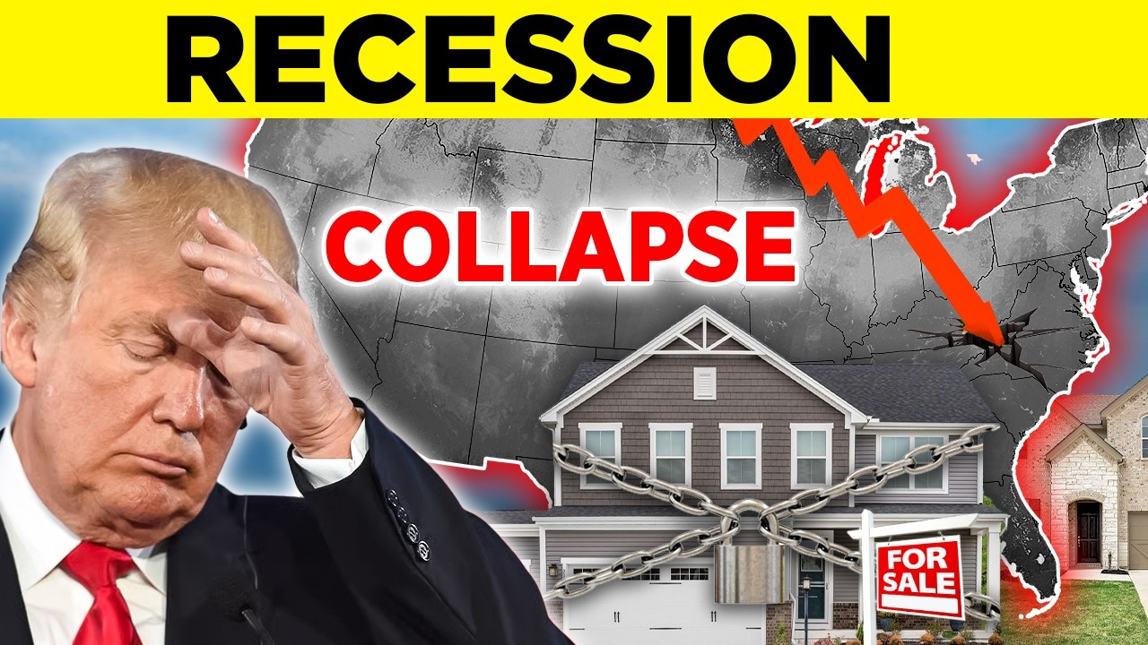 These 10 States Will COLLAPSE First as USA Enters Recession | Real Estate Crisis Exposed