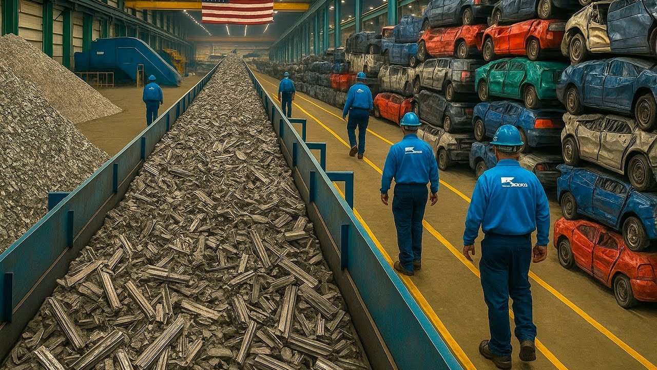Jak to jest zrobione: Od starych samochod&oacute;w do nowej stali | Gigantyczny recykling