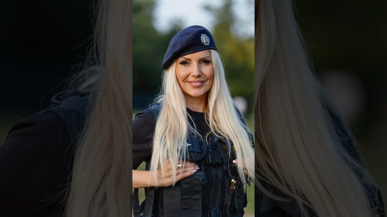 Arrest Me Please😍Beautiful Policewoman #streetphotography #policewoman #police #Czech