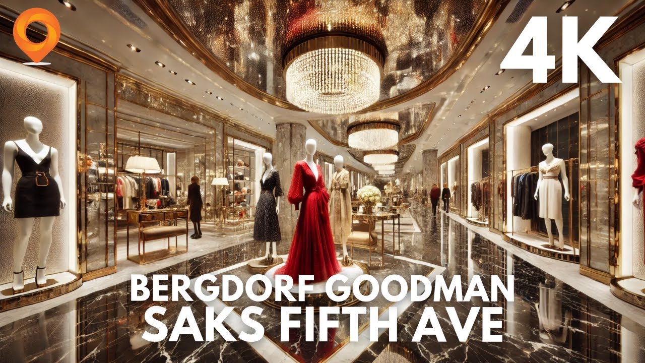Magical Christmas Shopping in NYC - Bergdorf Goodman & Saks Fifth Avenue Tour (POV)