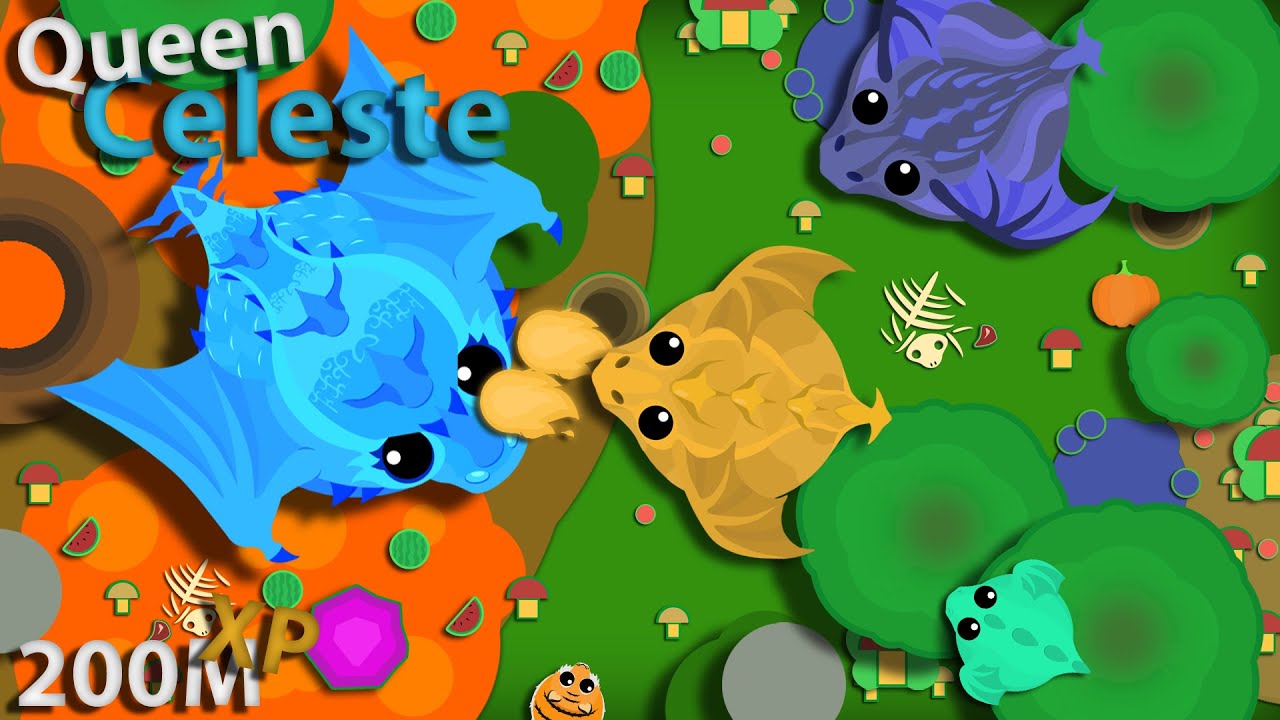 200 Million XP Queen Celeste | Mope.io Gameplay