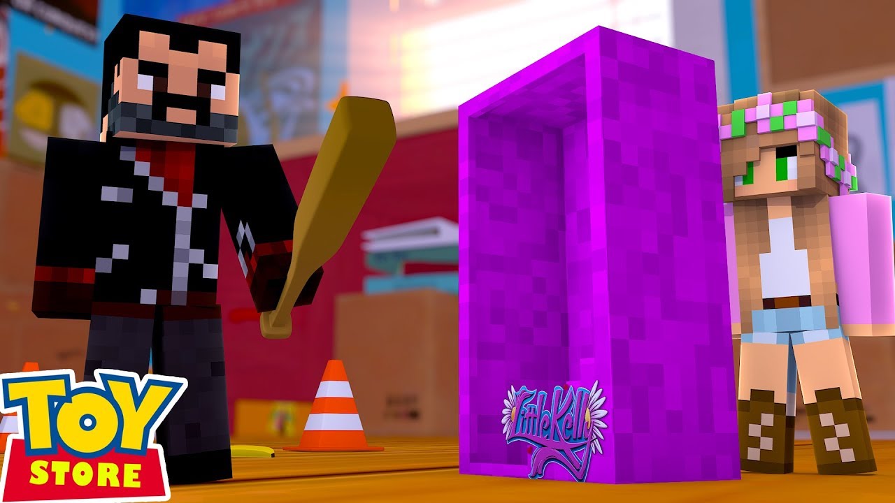 LITTLE KELLY IS HIDING FROM NEGAN?! | Minecraft Toystore | The Walking Dead