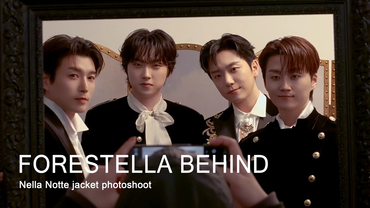 포레스텔라(Forestella) Behind : Nella Notte jacket photoshoot