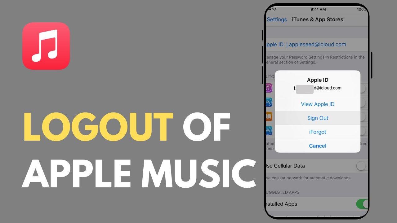 How To Logout Of Apple Music On iPhone | Sign Out Of Apple Music