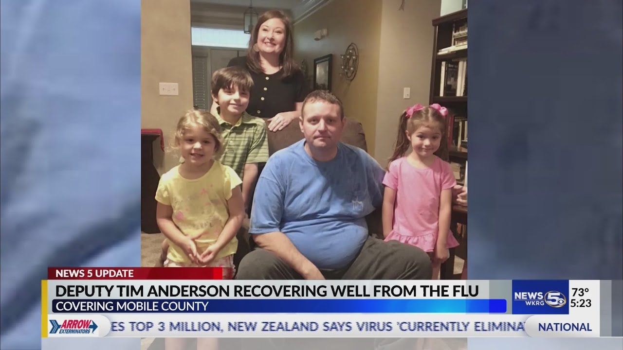Deputy recovering from flu