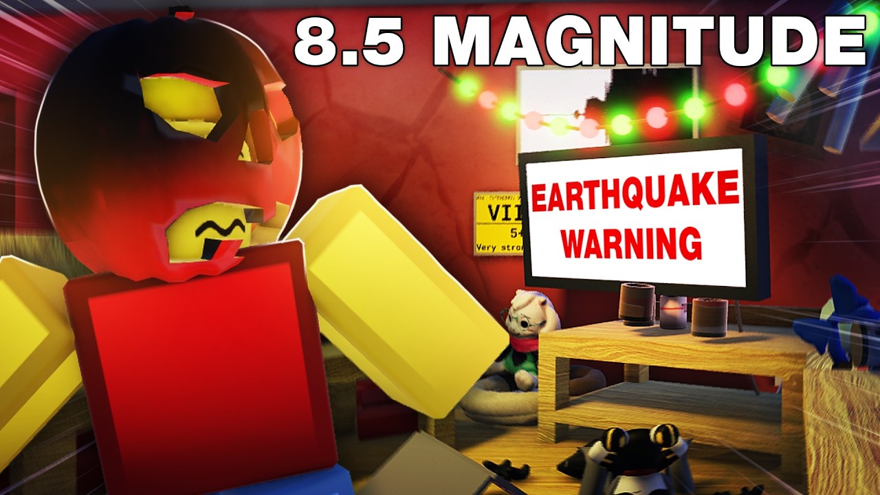 I TRIED A ROBLOX EARTHQUAKE SIMULATOR...