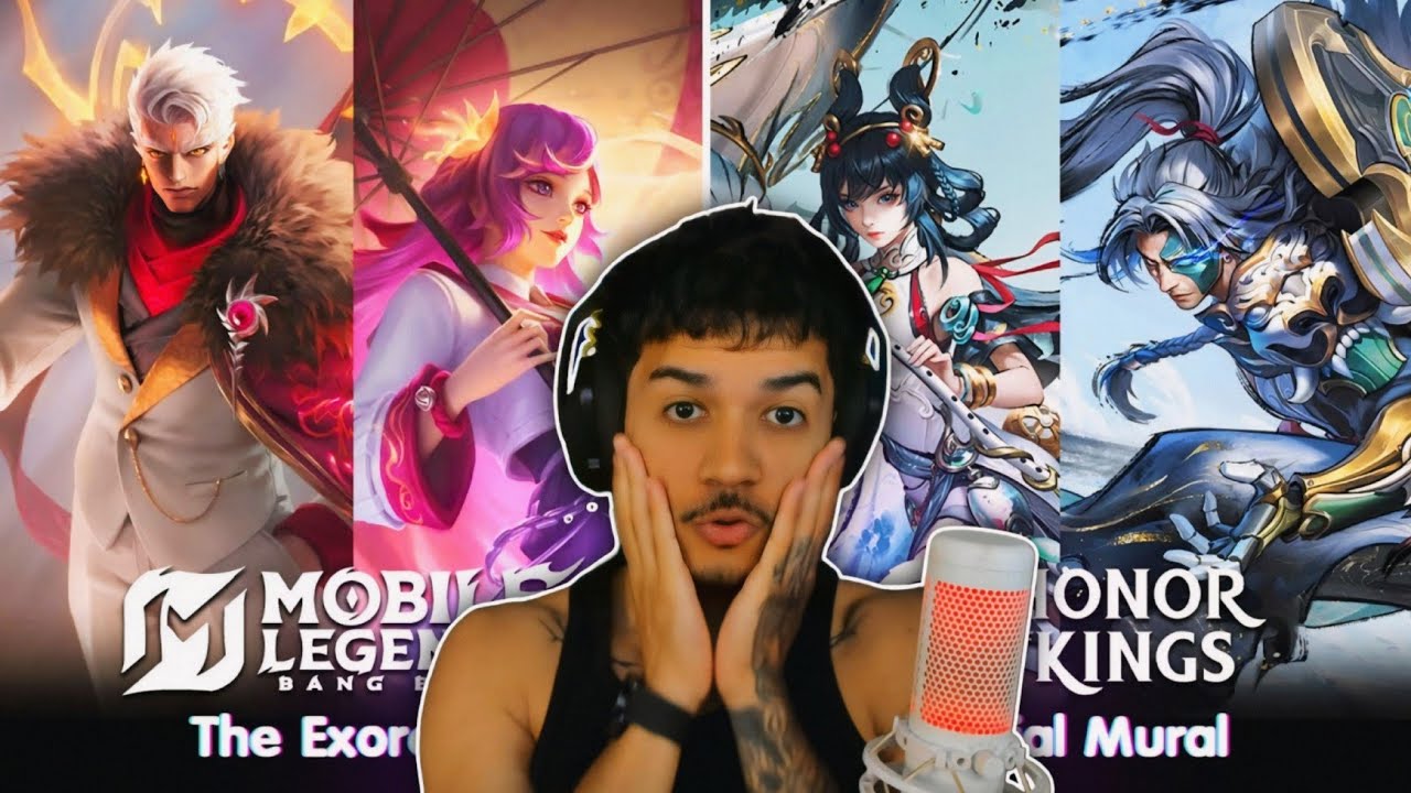 MLBB vs HOK - os squads de SKINS mais LINDOS já feitos!