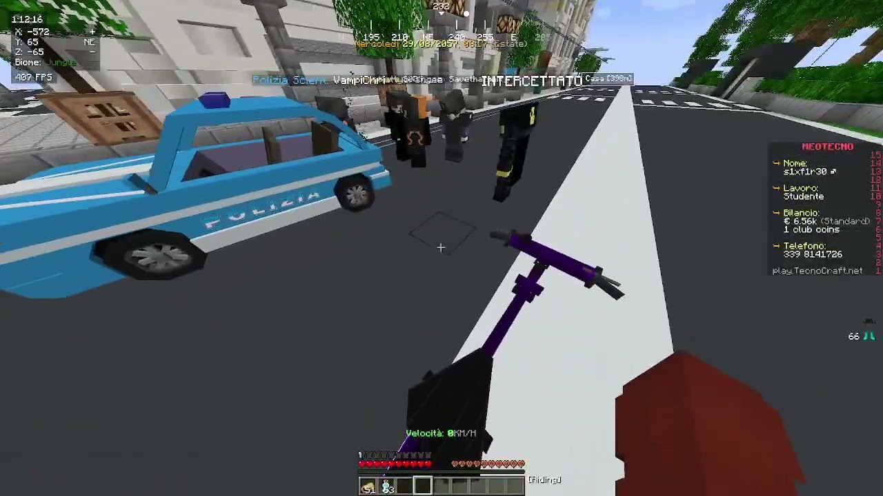 TECNOCRAFT Tutorial: Come farsi arrestare gratis.🤣