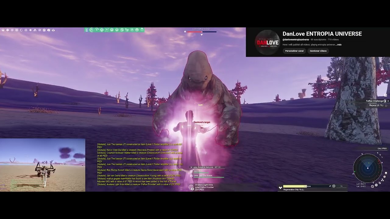 Entropia Universe Feffox Team Jane Aty  2 Globals