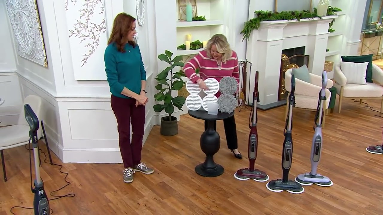 Shark Steam & Scrub All-in-One Steam Mop with 6 Washable Pads on QVC