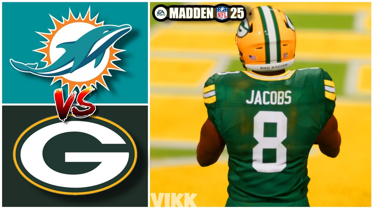 Dolphins vs Packers Week 13 Simulation (Madden 25 Rosters)