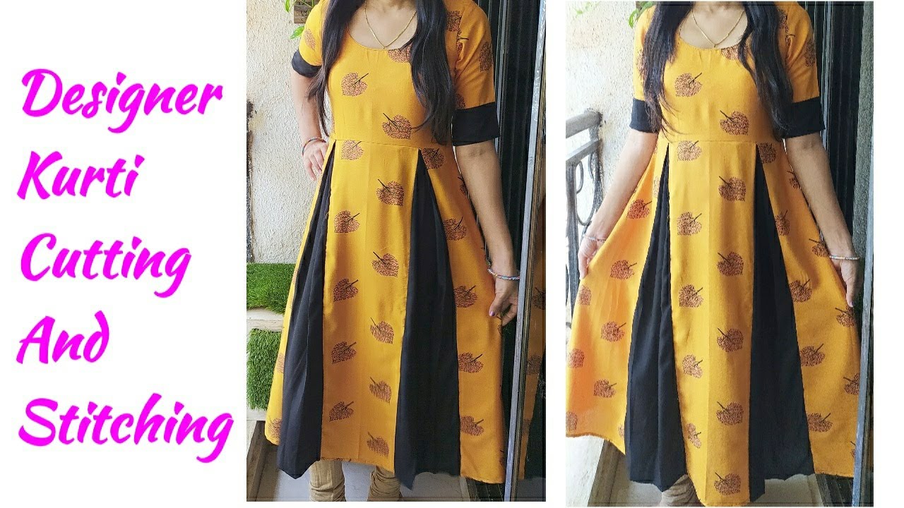 DIY Kurti Cutting and Stitching | Designer Kurti Cutting and Stitching